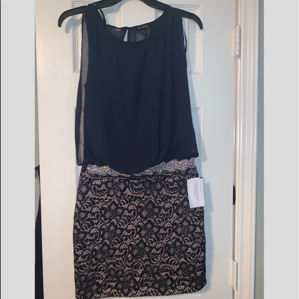 Formal semi body con dress